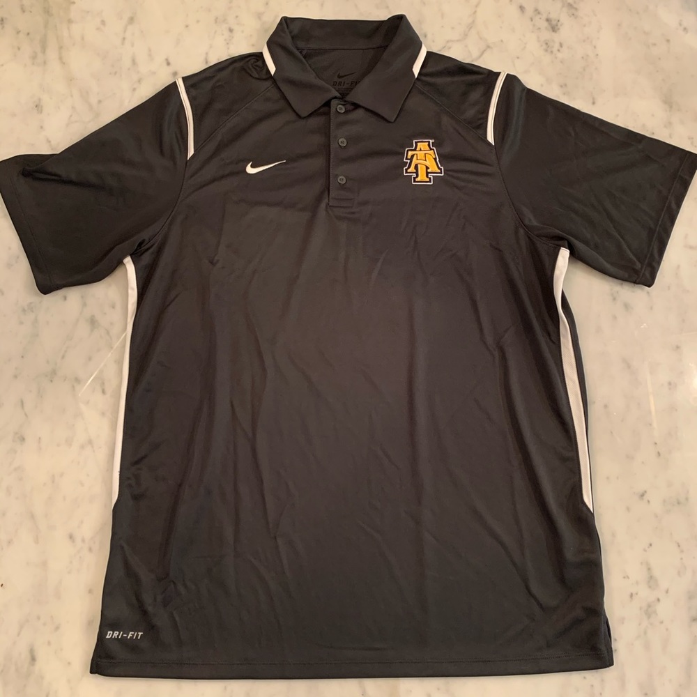 Men’s Nike polo, North Carolina A&T logo.